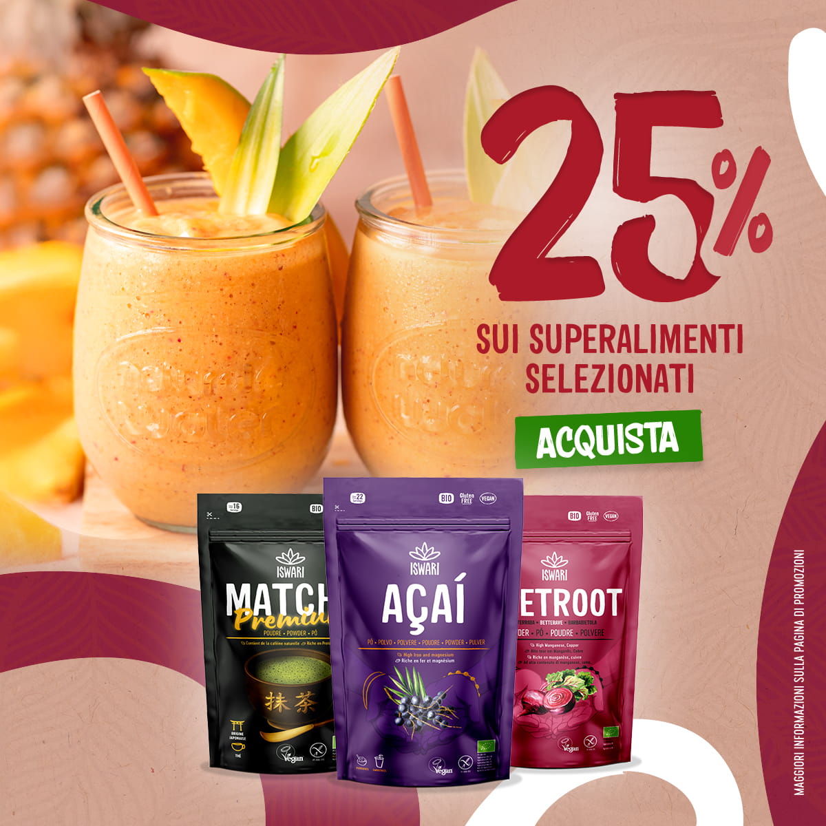 25% SUI SUPERALIMENTI Selezionati